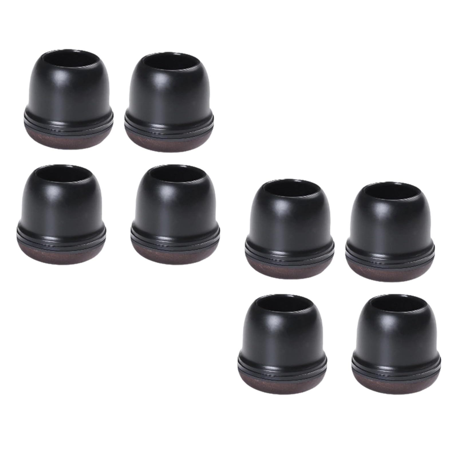 8Pack Silicone Chair Leg Round Pad for Hardwood Floor Nonslip Covers Furniture Leg Sliders Cap Reduce Noise Silicone Feet Covers