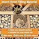 Insektenhotel Füllmaterial, 300 STK Niströhren für Wildbienen, 15cm Lang Nisthülsen für Insektenhotel, Wildbienenhotel Weizenhalme, Insektenhotel Bausatz für Bienenhotel Wildbienenhotel Bienenhaus