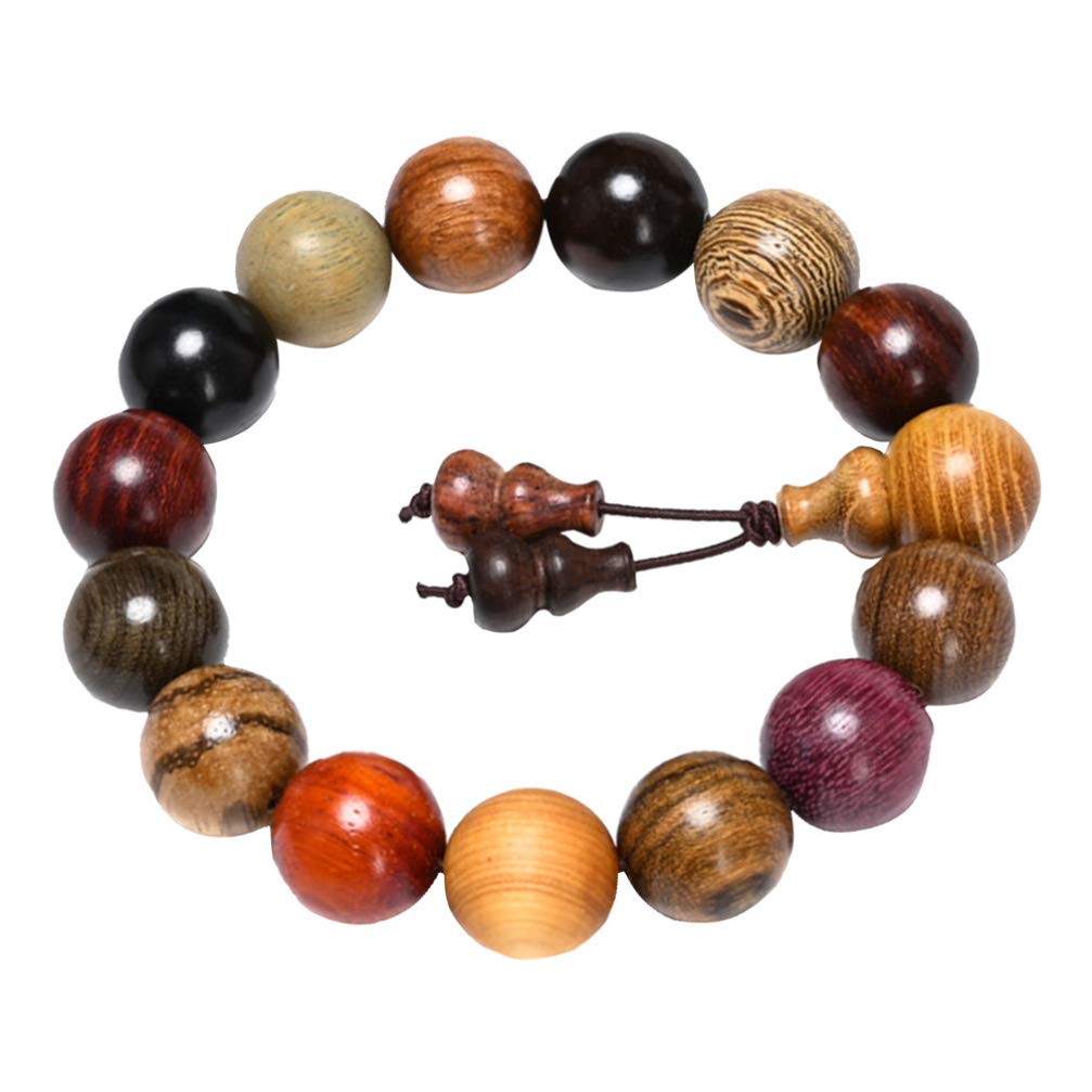 Accessoires de bijoux boho en bois zen collier de perles harmonie interieure - 8