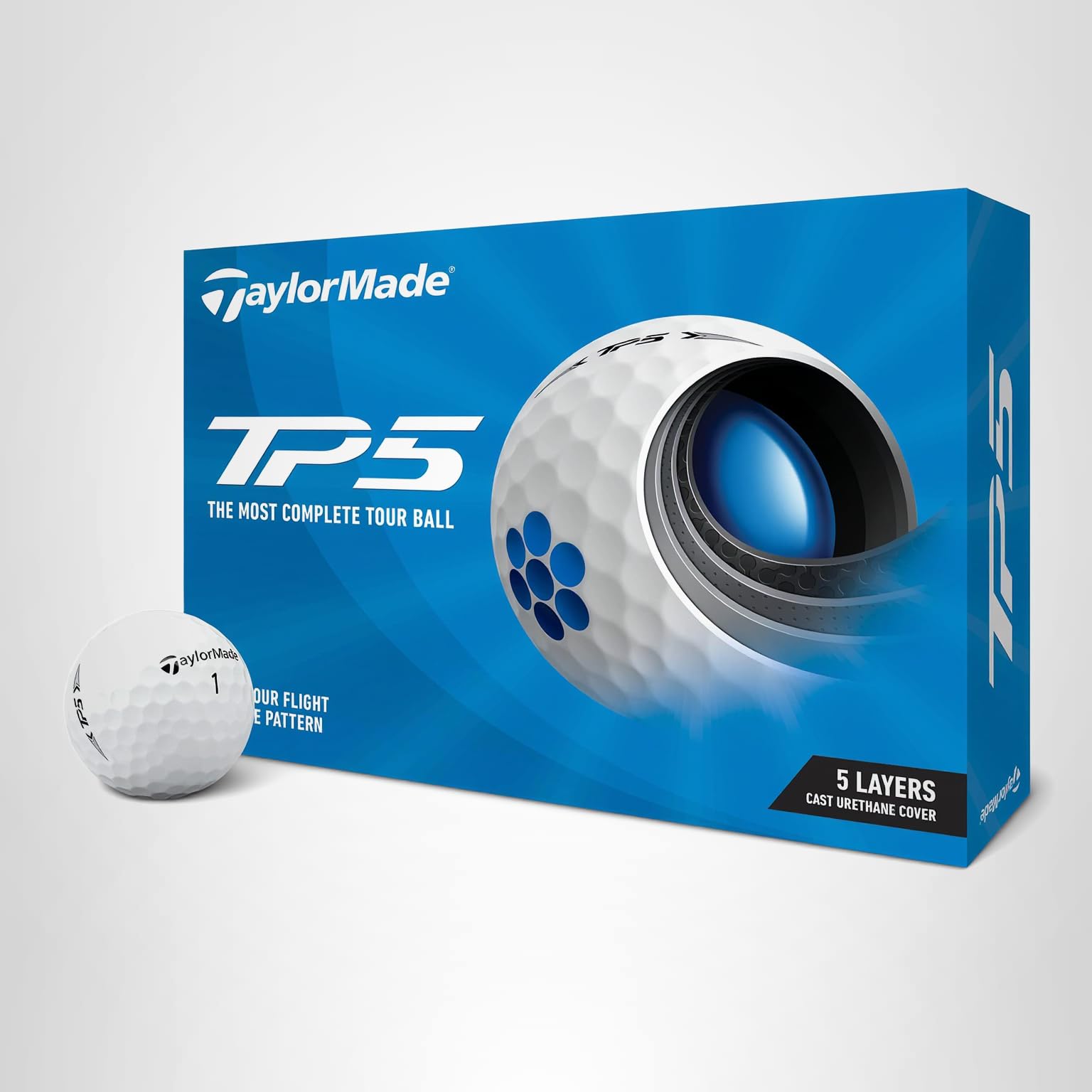 Amazon.com : TaylorMade Golf 2021 TP5 GOLF BALLS : Sports & Outdoors