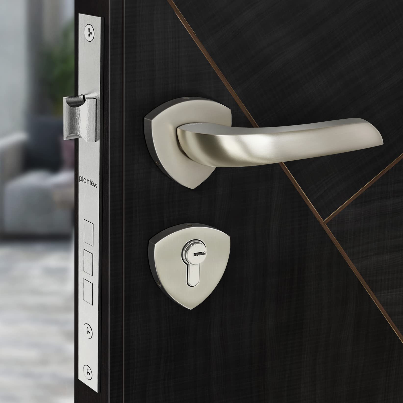 Plantex Fully Brass Door Lock with 3 Years of Warranty/Main Door Lock for Home/Mortise Lock for Door - Main Door Lock Set (Sumer-3058, Matt) (B0BHWDMF9S) Amazon Price History, Amazon Price Tracker