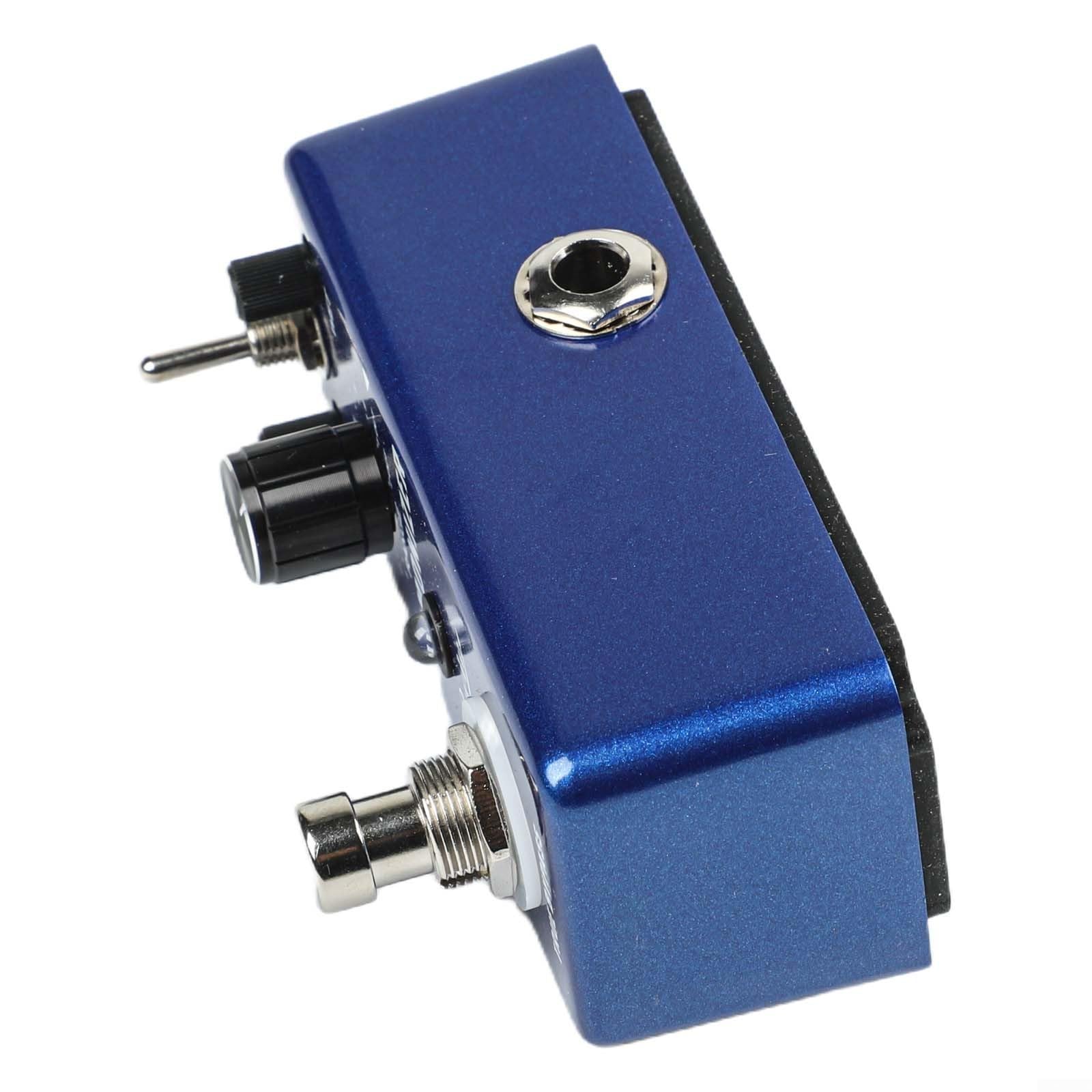 Rowin Lef-3807 - Pedale armonizzatore digitale per chitarra, con cambio tono polifonico e effetto coro, design True Bypass per musicisti, finitura blu