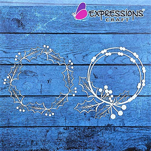 immix Devine Leaf Frame, Creative Embellishments, Unfinished Wood Appearance, Laser Chipboard Cut-Outs for Scrapbook, Card Making, Invitation Cards