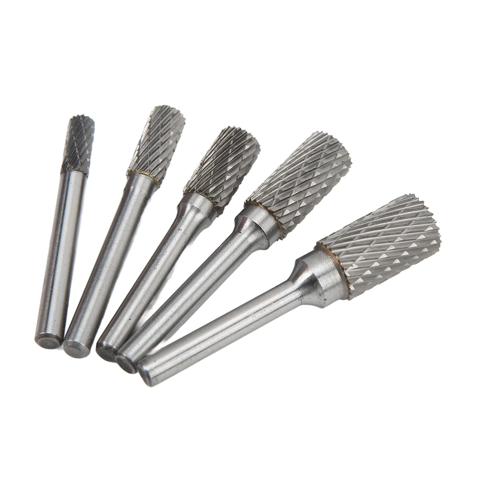Punte per Smerigliatrice Set di Frese in Carburo Durevoli Lavorazione dei Metalli Ad Alta Durezza Intaglio del Legno Creazione di Gioielli, 5 Lime per Bave Scena applicabile: Fusione
