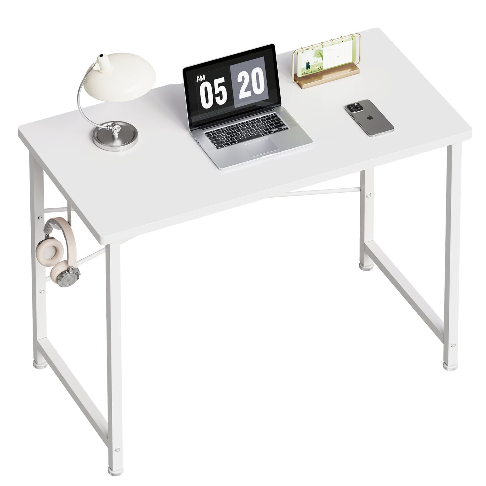 Amazon | Maihail デスク 机 pcデスク 勉強机 desk 桌子 白 パソコン