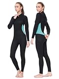 FLEXEL One Piece Full Body Wetsuit for Women Men 3mm 3&sol;2mm 5&sol;4mm Neoprene Thermal Swimsuits in Cold Water for Diving Surfing Swimming Snorkeling