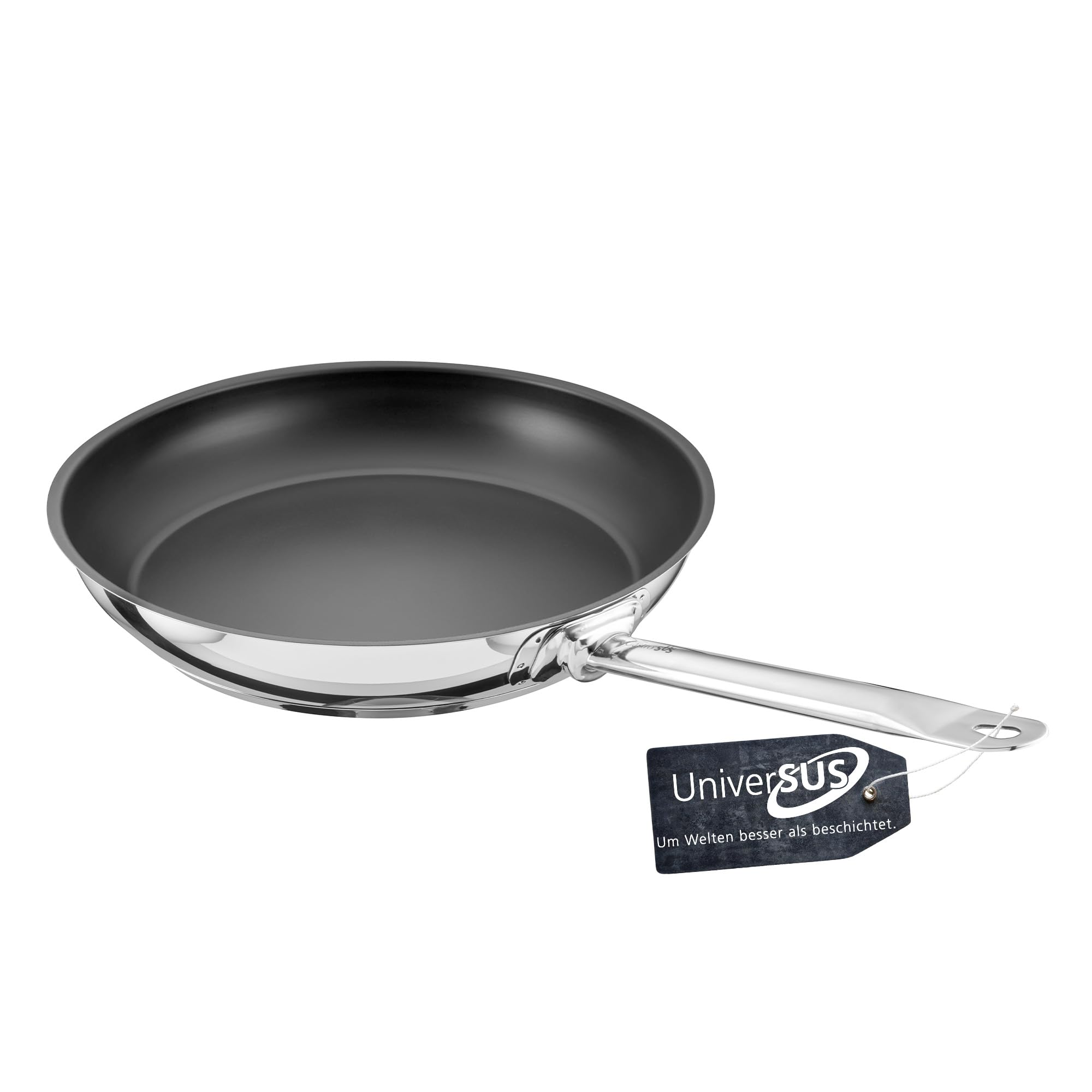 GastroSUS Industar PLUS 163150-32 - Padella in acciaio inox a induzione, 32 cm