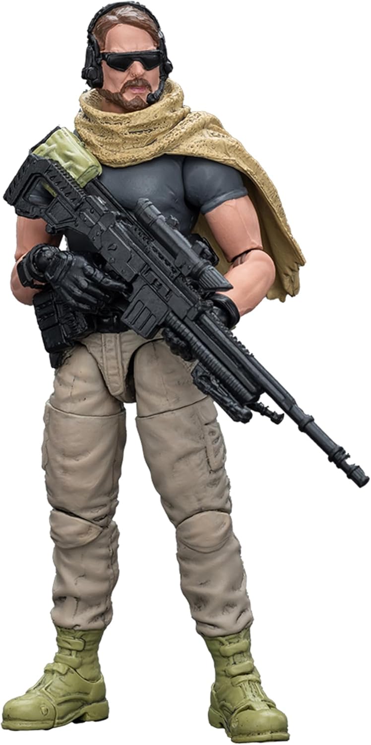 JOYTOY 1/18 Action Figure Dark Source Sack Mercenaries The Sharpshooter 3''Tall Movable Model Collectible Figurine