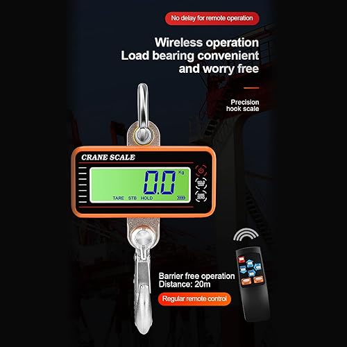 Miniatura 6 de Báscula digital para grúa báscula industrial electrónica de alta resistencia de 33069lbs 3000 libras mini báscula de pesaje con control remoto