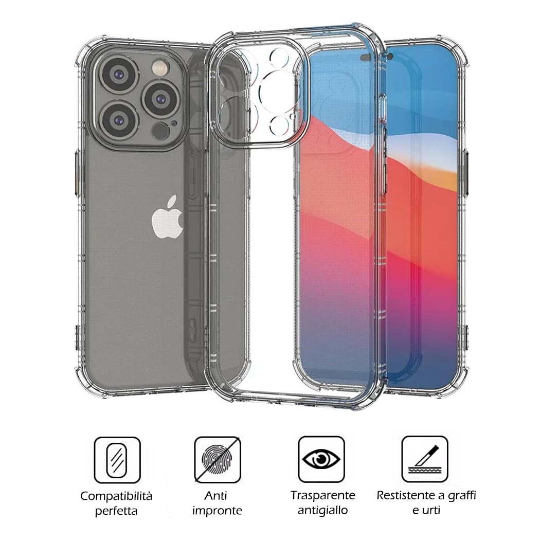 Cover Iphone 14 Pro Con Protezione Fotocamera