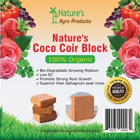Nature's Premium Coco Coir 11-Pound Block