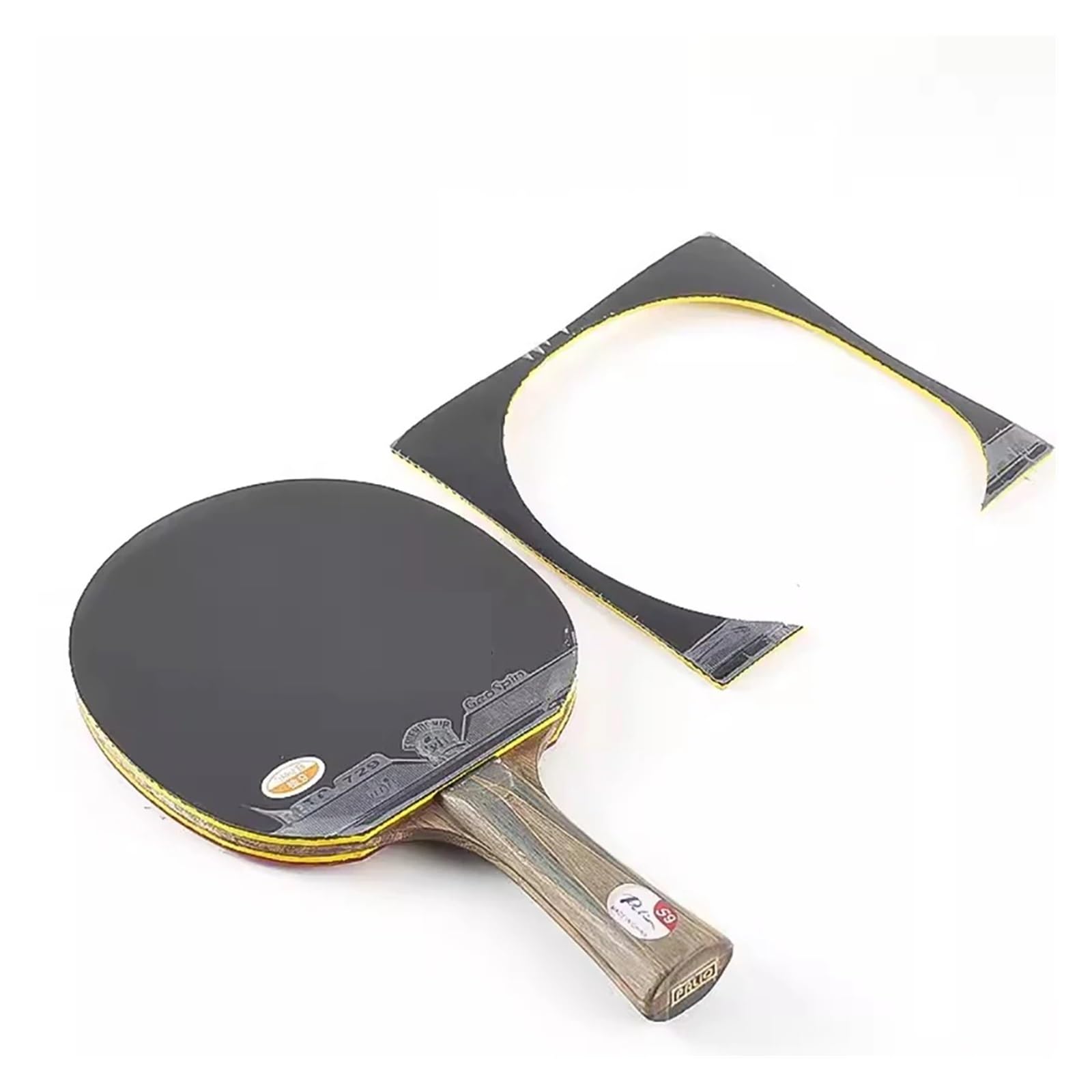 Revêtement Raquette Ping Pong HEIBTENY - Caoutchouc Fast Attack - Rouge Ou Noir - Pour Jeu Offensif