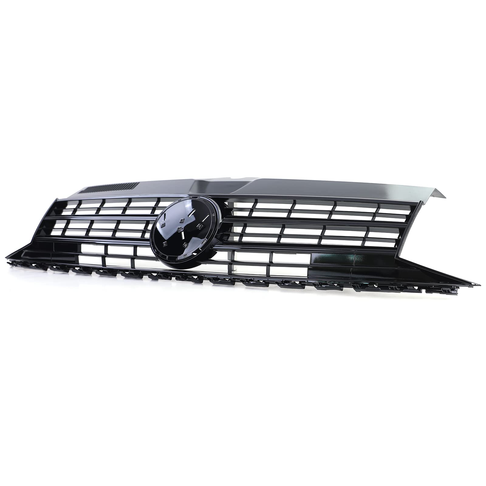 Kühlergrill Schwarz Glanz für Emblem für VW T6 Bus Transporter 15-19
