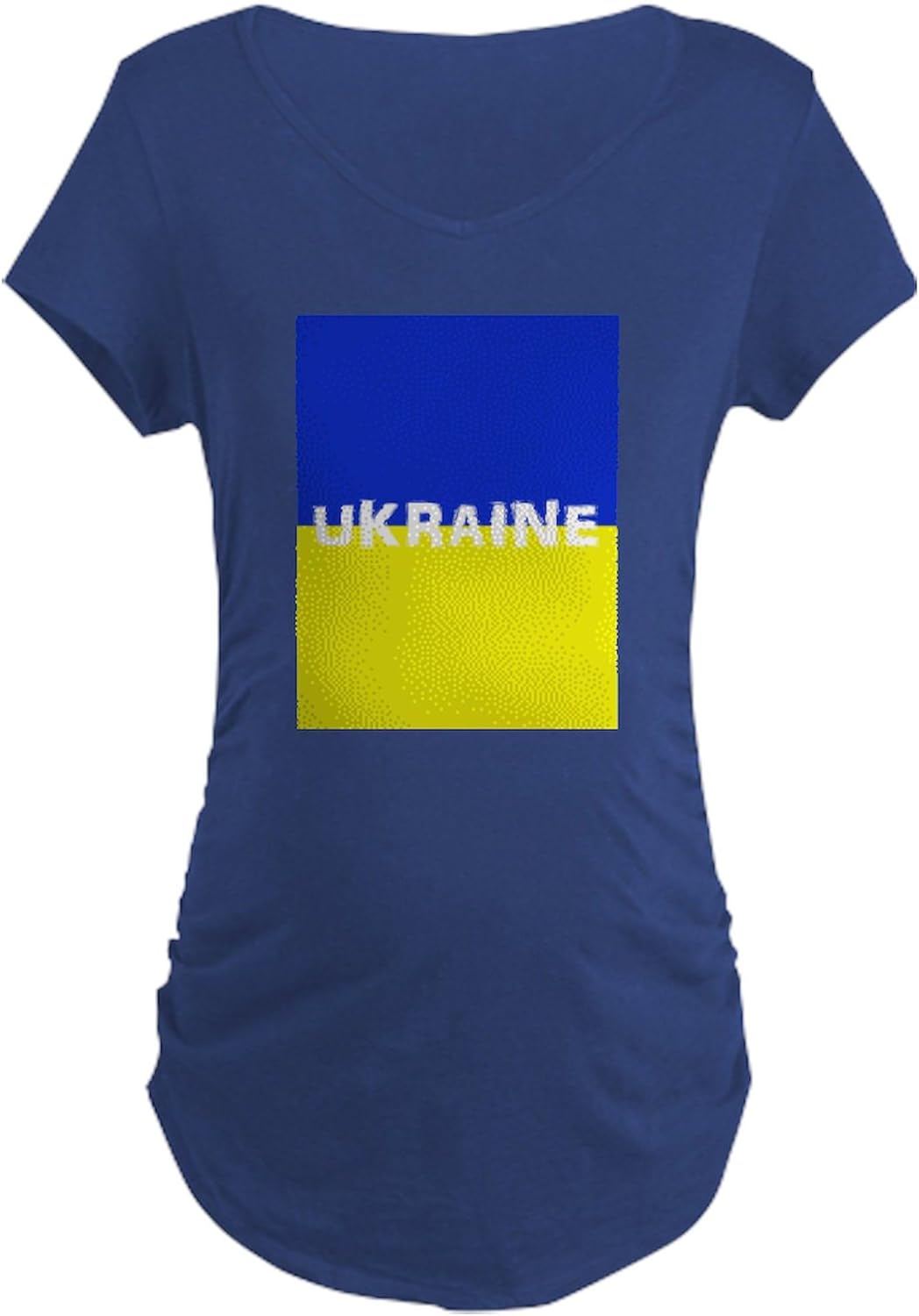 CafePress Ukraine Maternity T Shirt Women's Maternity Ruched Side T-Shirt