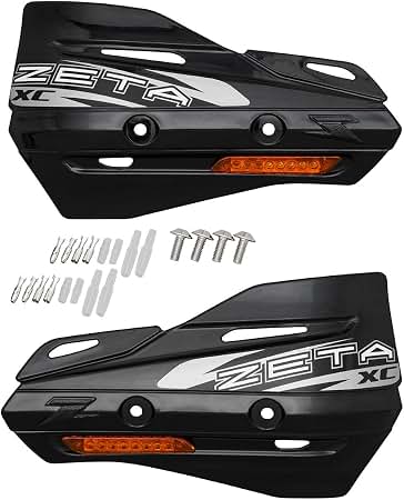 Amazon.com: Zeta XC Flasher BLACK Hand Shields (Pair) for Armor