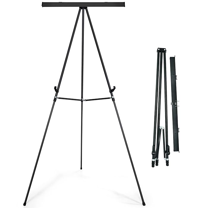 Buy Falling in Art Aluminum Flip Chart Display Easel Stand with