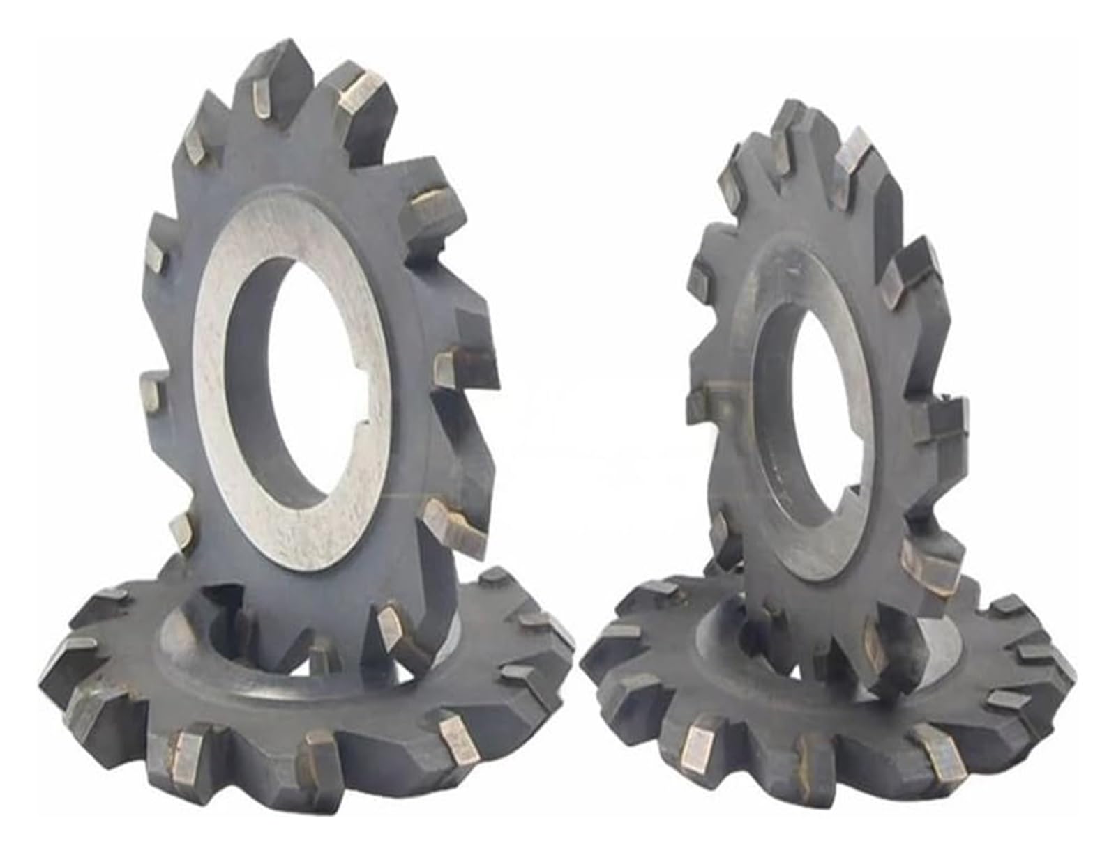 Fresa trapezoidal con ranura en V de 100 mm de diámetro exterior, de carburo de 90 grados, de doble ángulo, for engranajes evolventes, 1 pieza(100mmx12mmx32mmx60)