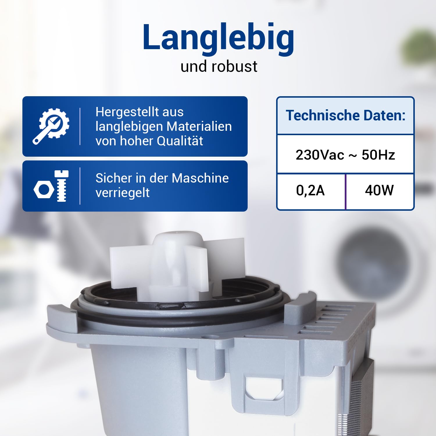 Pompa Bestway Valvola Di Aspirazione Acqua Per Lavatrice - Compatibile Maytag, Amana, Magic Chef, Crosley Valvola Acqua Lavatrice - Foto 3