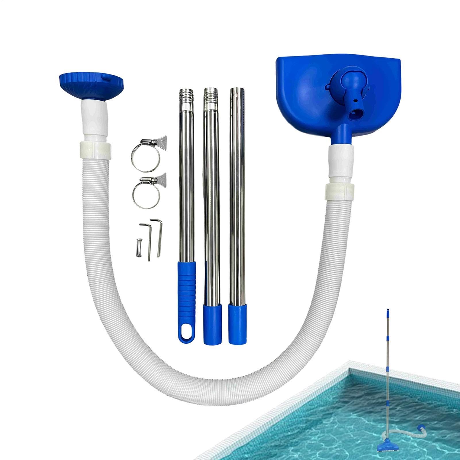 Aspirapolvere Per La Piscina Aspirapolvere Portatile Automatico Per Vasca | Pulitore A Suzione Per Piscina Adatto a Spa Nuoto Cortile Laghetto Fontana Giardino Patio All'Aperto