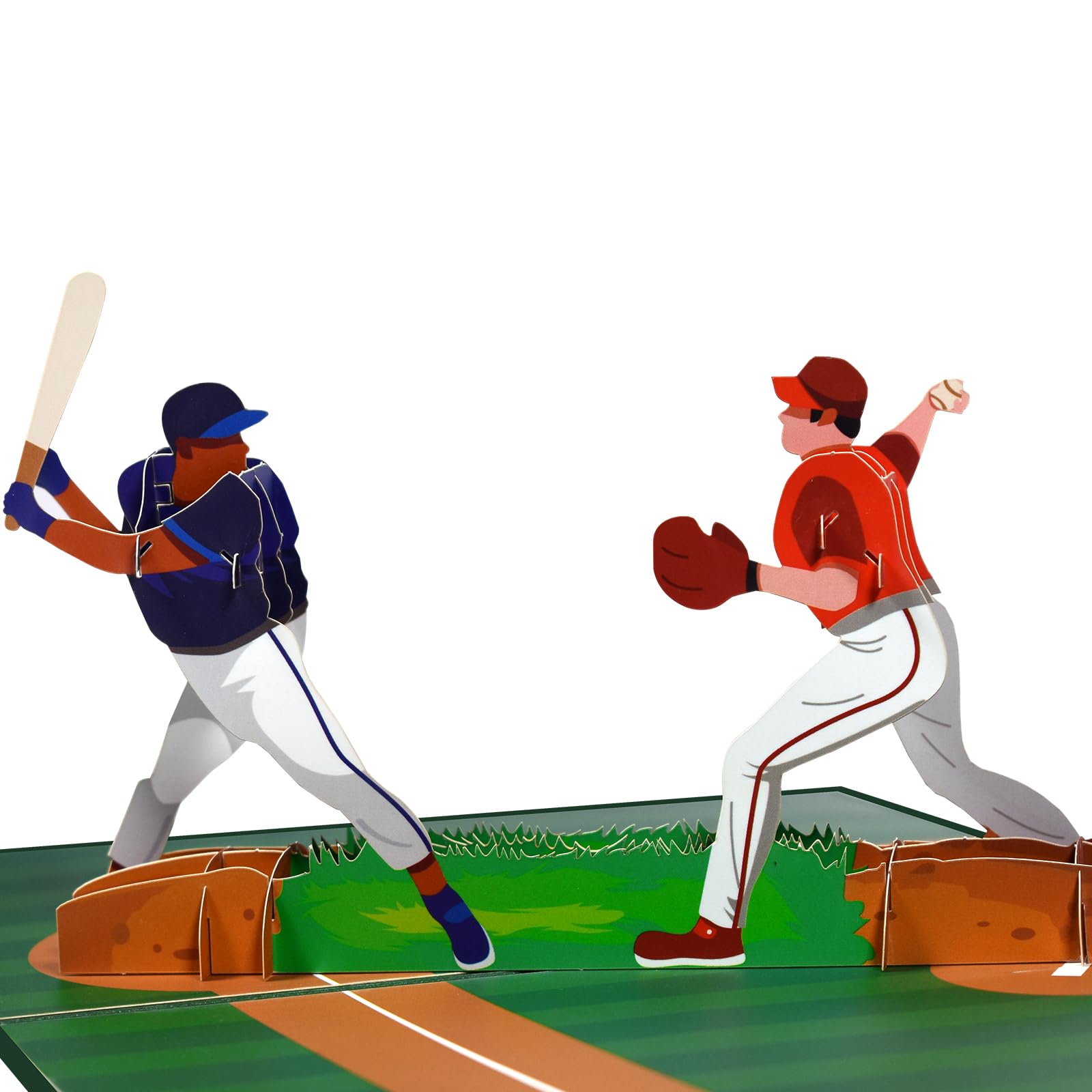 Baseball Pop Up Greeting Cards with Blank Note & Envelope, celebration gift for Father's Day, Love, Birthday, Anniversary, Special Moments, Holiday, Thank You