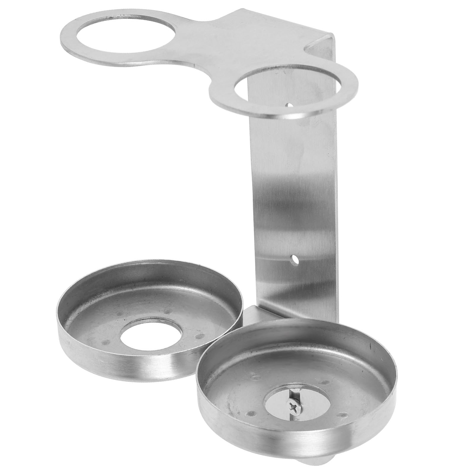Gatuida Dispensador de Loción y Jabón de Acero Inoxidable sin Taladro, Soporte para Botellas de Champú y Jabón de Manos, Diseño Moderno, Adecuado para Baño y Ducha