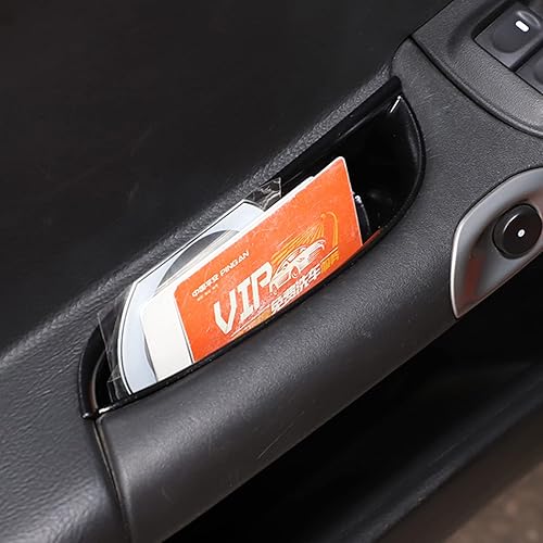 Miniatura 7 de Caja de almacenamiento para reposabrazos de puerta para Chevrolet Corvette C6 2005-2013, caja de almacenamiento de manija de agarre para puerta