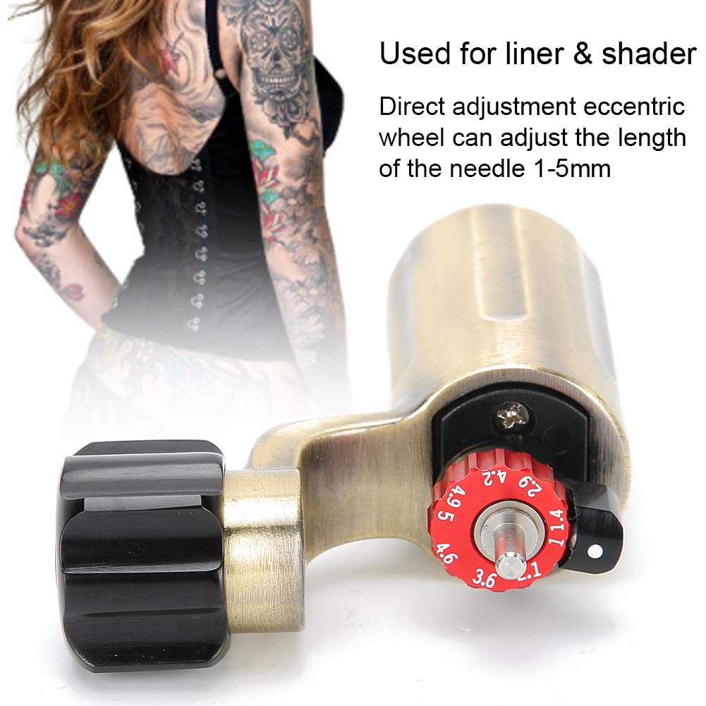Direct Drive Rotary Tattoo Machine, 1mm-5mm Adjustable Stroke