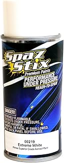Spaz Stix 00219 Extreme White/Primer Superior Grade Aerosol Paint, 3.5 oz
