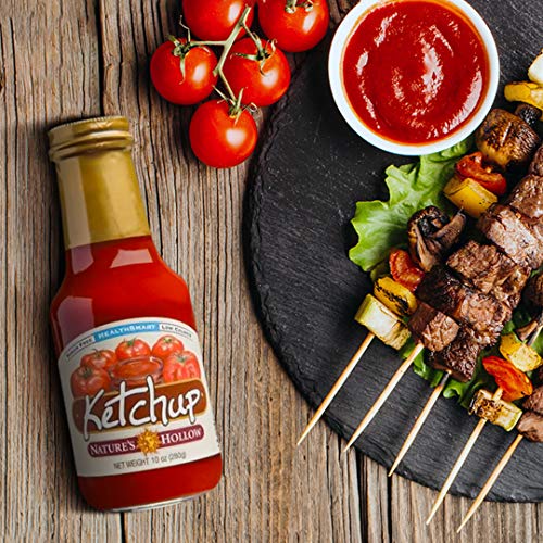 Nature's Hollow, Sugar-Free Ketchup, 12 Ounce, Non Gmo, Keto Friendly, Vegan And Gluten Free #TOP4
