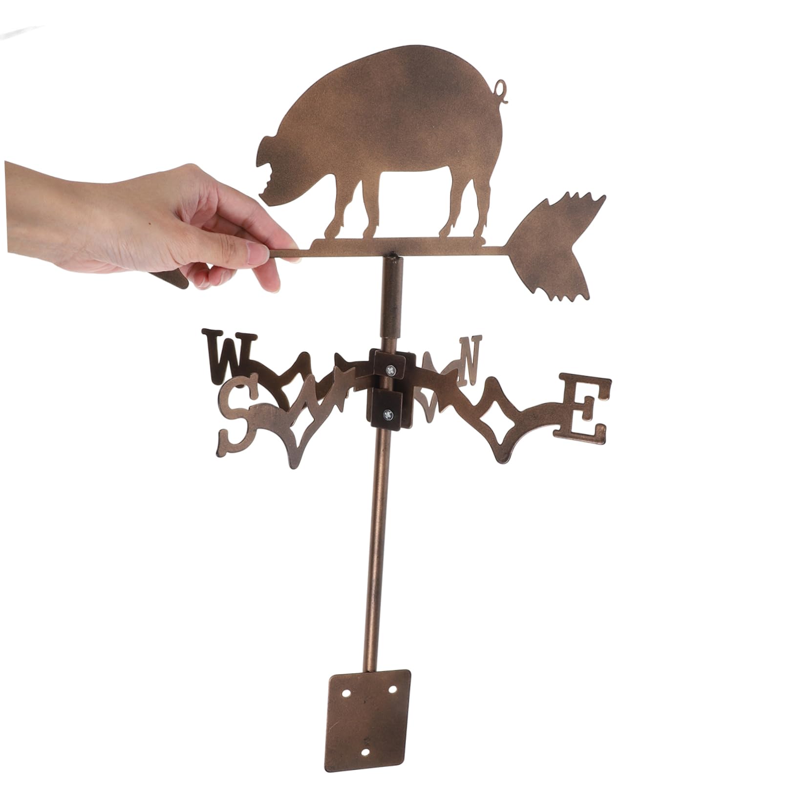 Happyyami Wetterfahne Aus Für Draußen Dekorative Außendekoration Windanzeiger Mit Robustem Design Lichtbeständige Sprühfarbe Installieren