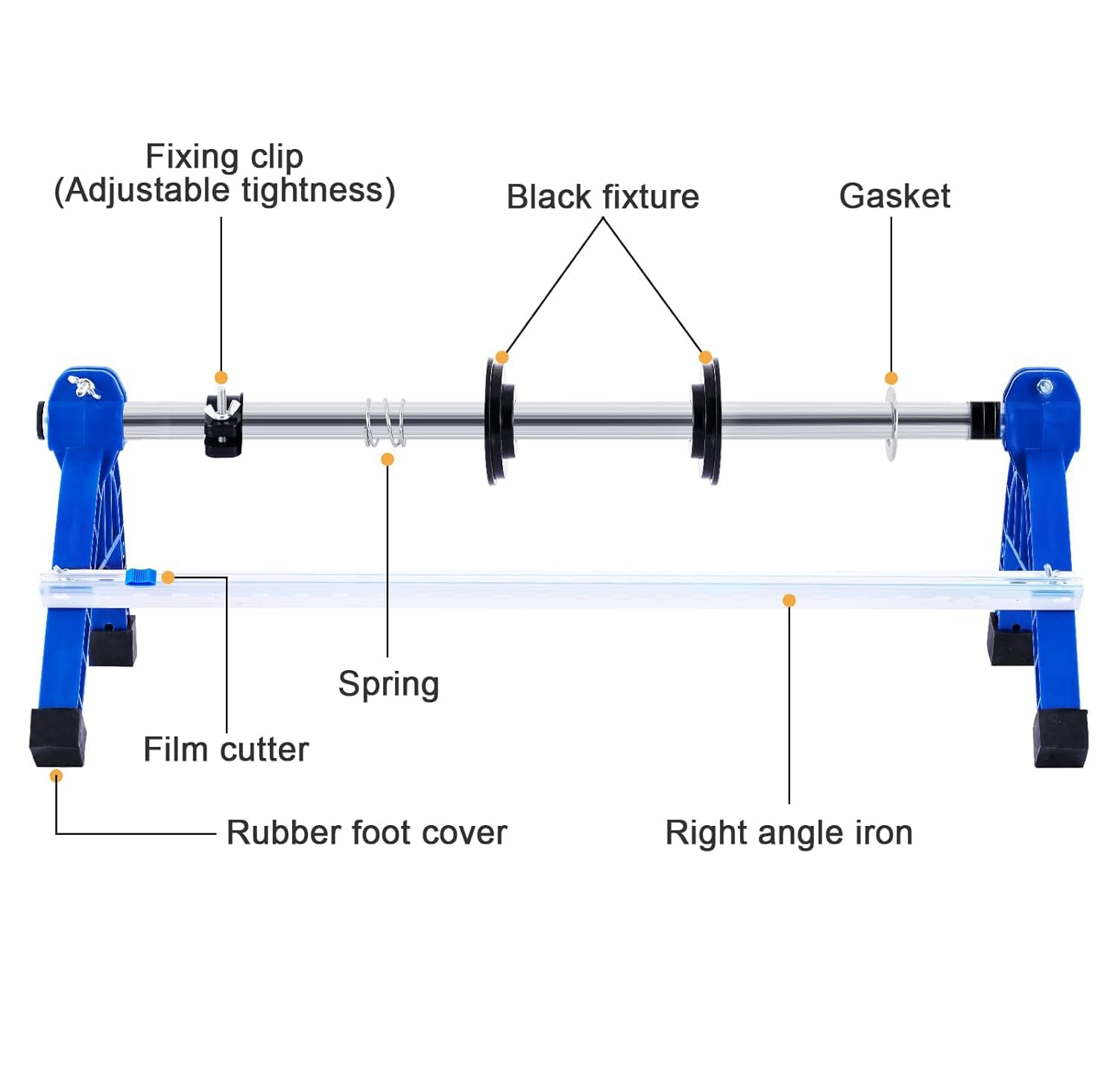 Dispenser Di Film Estensibile Da Tavolo 2 In 1, Macchina Imballatrice Di Film Estensibile Da Tavolo, Avvolgitrice Di Film Estensibile Manuale Per Pallet, Larghezza Massima Del Film