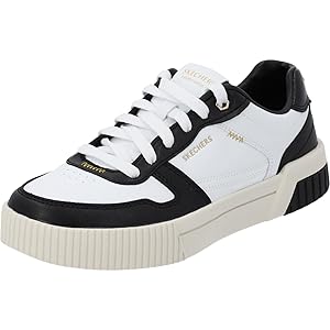 Skechers Women's Jade-Best in Class Leather Lace-up Sneakers with Memory Foam