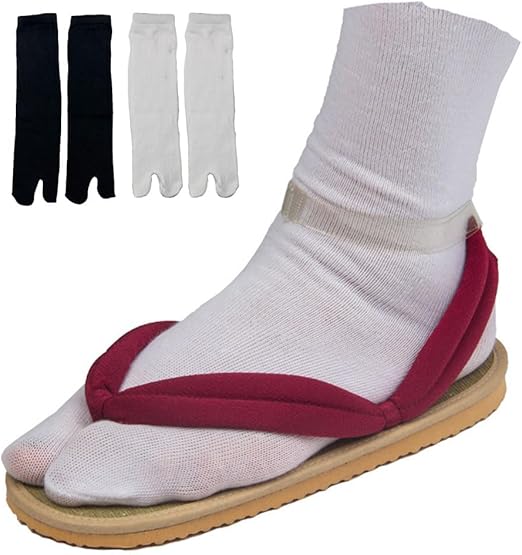 Adults Anime Cosplay Shoes with Socks Clogs Shoes