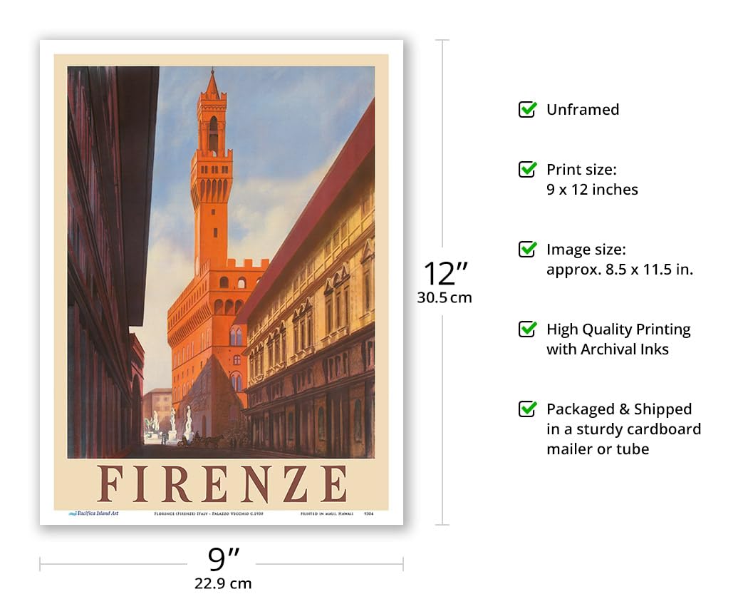 Amazon.com: Florence (Firenze) Italy - Palazzo Vecchio Old Palace