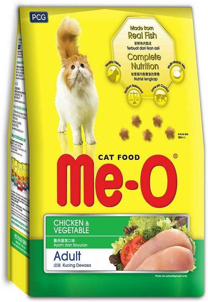 Me-OAdult Cat Dry Food, Chicken and Vegetable 7 Kg