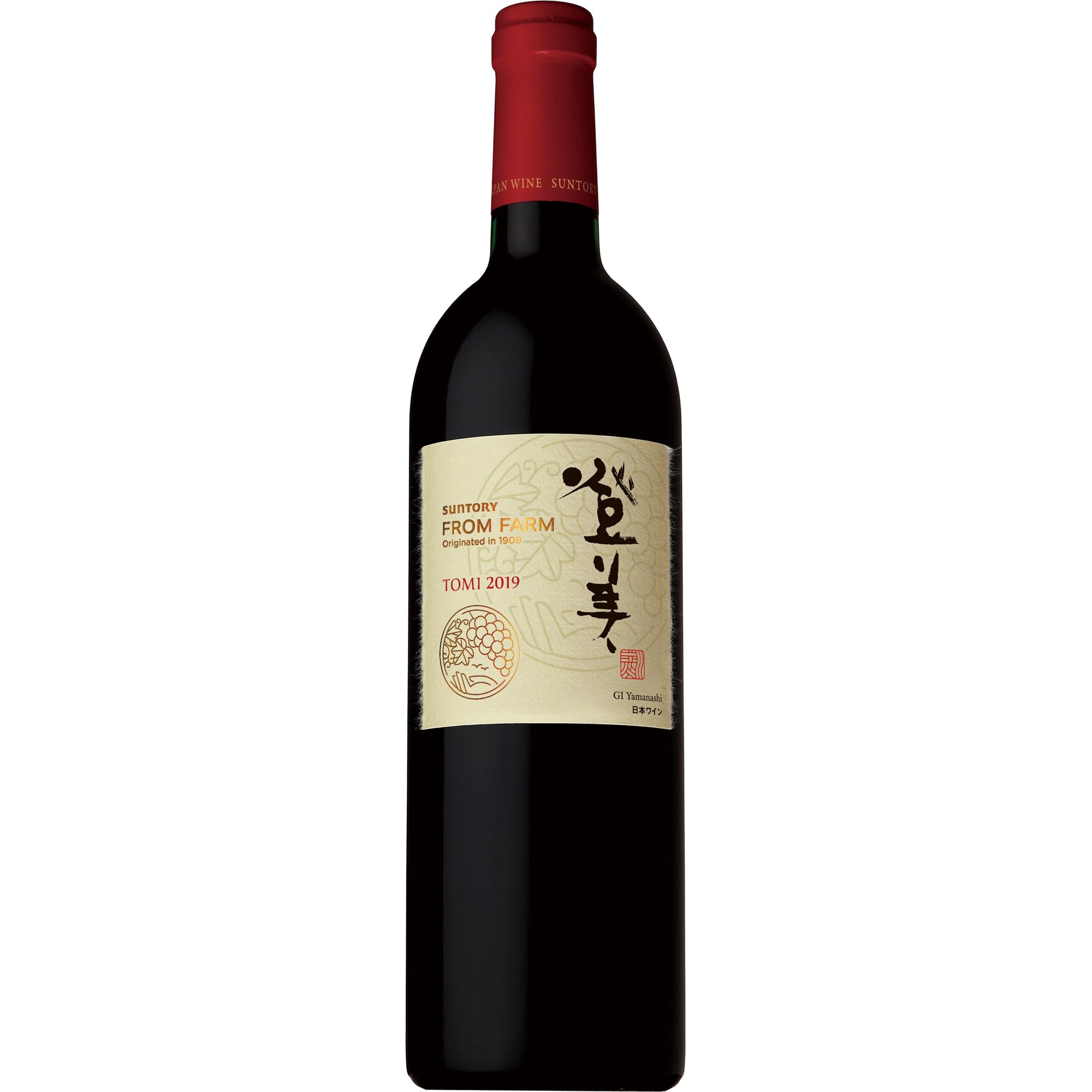 Amazon.co.jp: Japanese Wine Suntory From Farm Tomi Red 2019 [Red