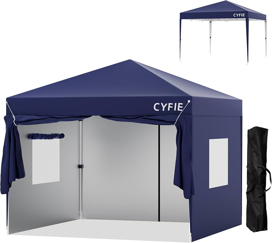 Amazon.co.jp: CYFIE タープテント 3mx3m サイドシート4枚付