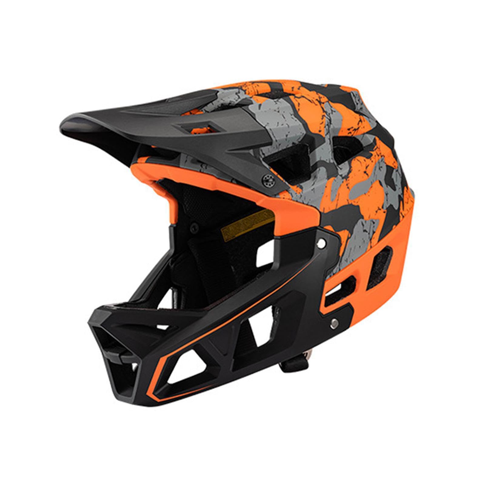 Fahrradhelm mit Integralgesicht, stoßfest, tragbar, komfortabel zu tragen, Outdoor Radsportzubehör, Herren Fahrradhelm, stoßdämpfende Ausrüstung, Fahrradmütze