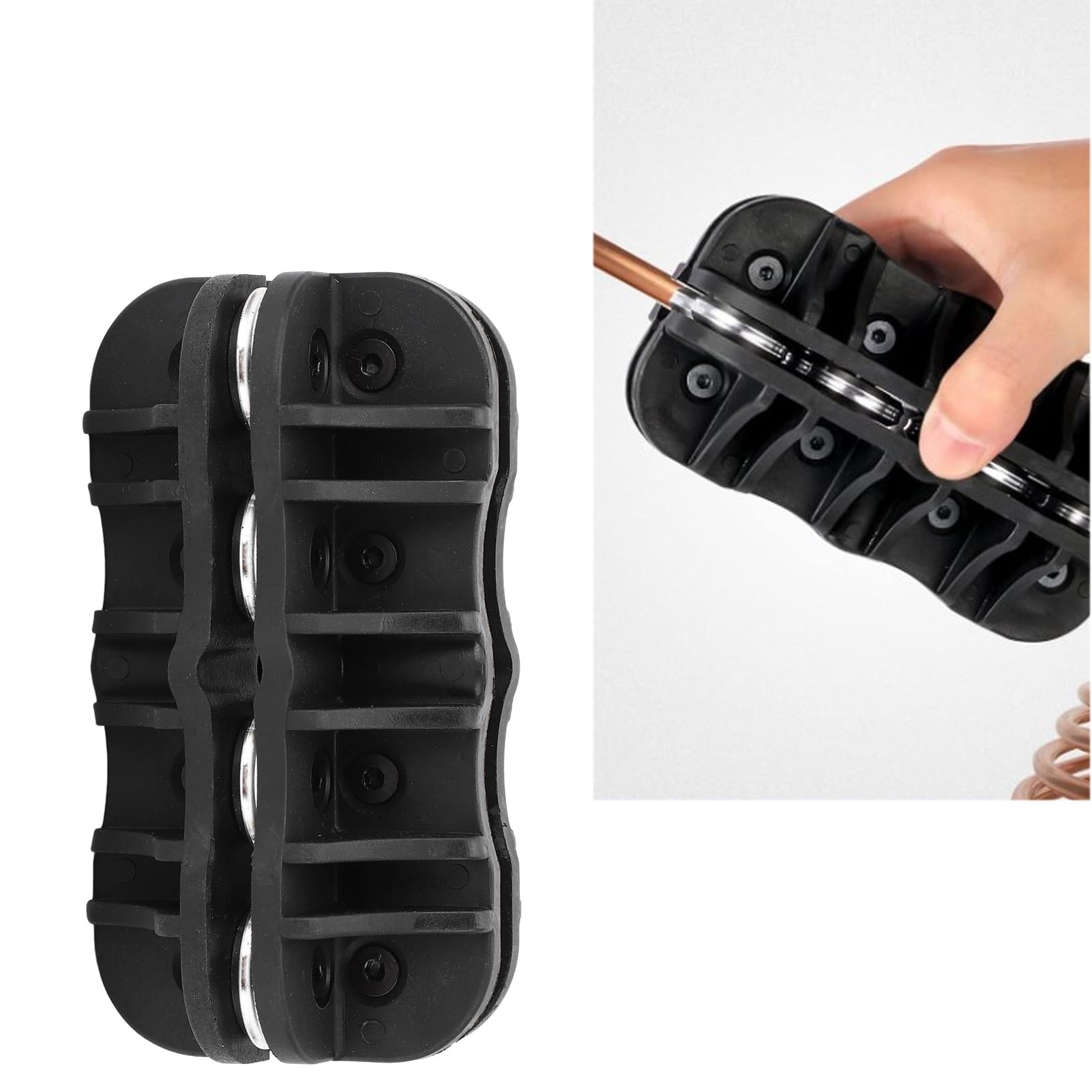 Handheld Tubing Straightener, Universal 1/8 Inch Brake Line Straightening Tool, Portable Tube Straightener for Brake & Fuel Pipe Straight Tubing Tool