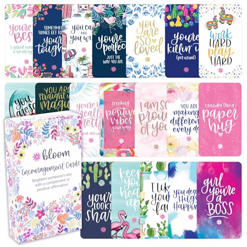bloom daily planners Encouragement Card Deck - Cute Inspirational Quote