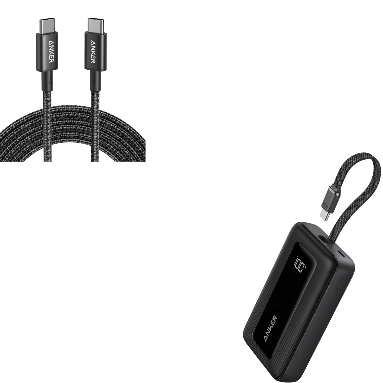Anker 100W USB C Kabel 3m Zolo 30W Powerbank (2025 Upgrade) 20000mAh