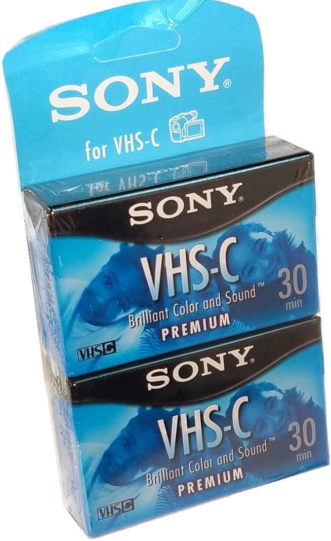 VHS-C Premium 30-min. Videocassette, 2-Packn(TC30VH/2)