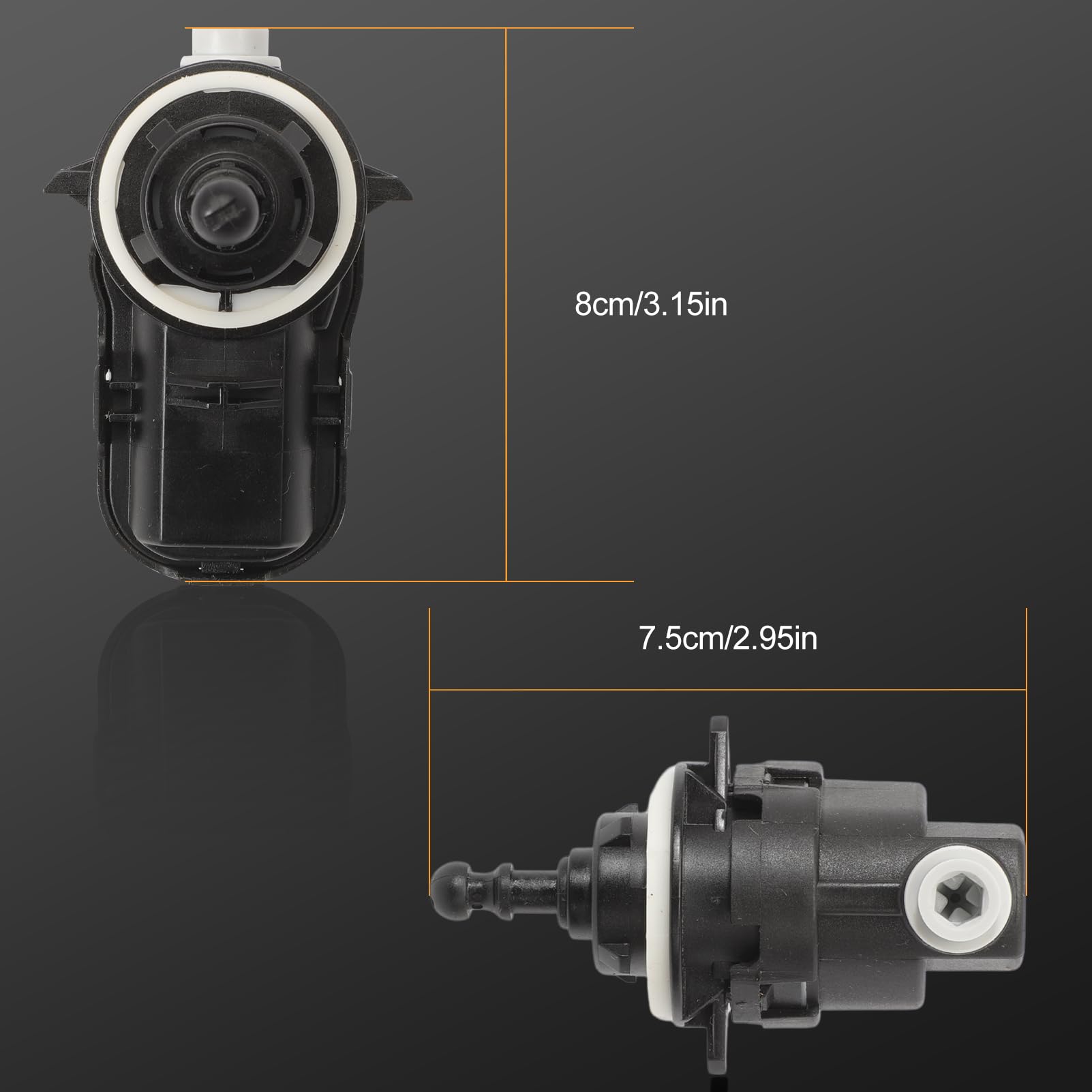 Motore regolazione faro per Megane 2 Modus Clio 3 Trafic 2 Opel Vivaro C3 C5 DS3 208 301 508 5008 Twingo 2 Kangoo Primastar 274783 4431359 Sinistra o Destra nero