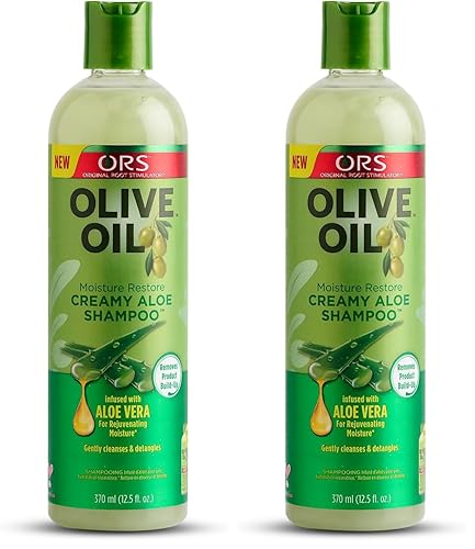 ORS Champú cremoso de aloe con aceite de oliva (2 unidades)
