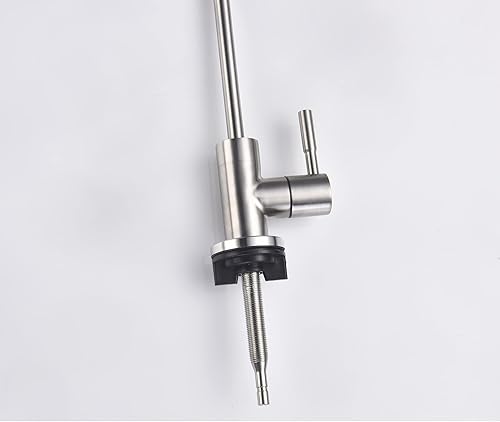 Miniatura 8 de Apaix Grifo de agua potable de acero inoxidable cepillado, grifo purificador de agua de cocina para sistema de filtración de agua de ósmosis inversa