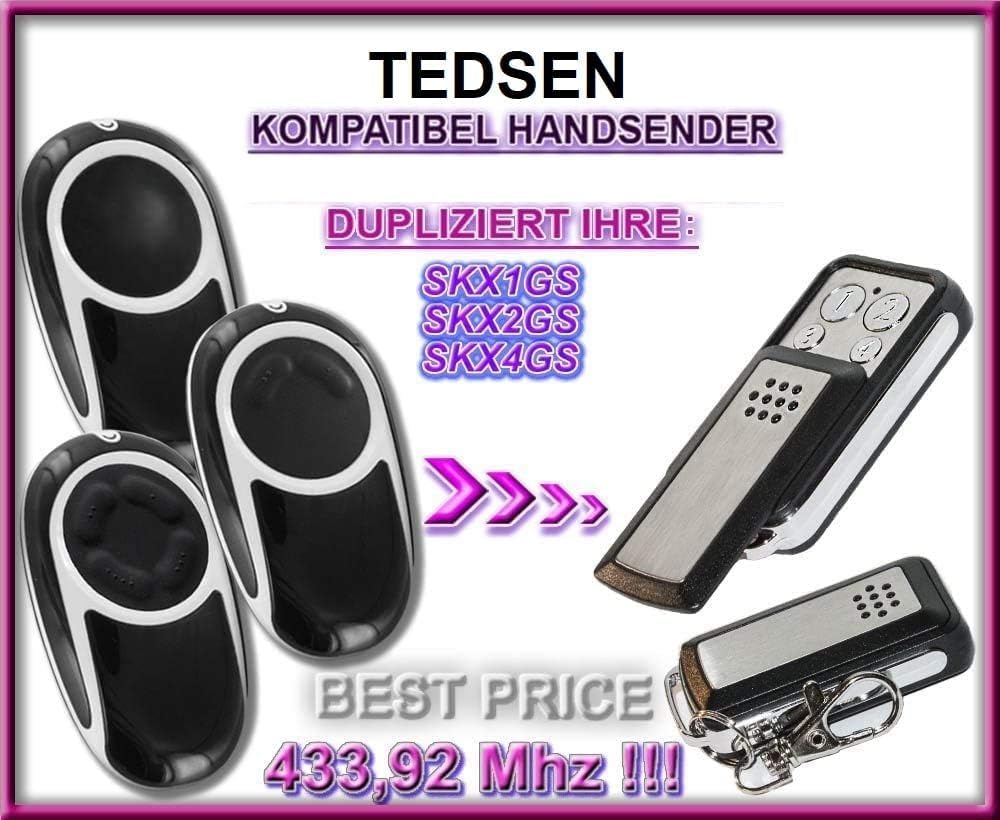 Tedsen SKX1GS / SKX2GS / SKX4GS / SKJ Mini Compatible Handheld Transmitter, Clone Remote Control - Image 2