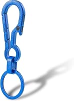 Vista 10 de KeyUnity KM01 Titanio EDC Llavero Clip con abrebotellas, Mosquetón de liberación rápida Llavero Soporte para Hombres