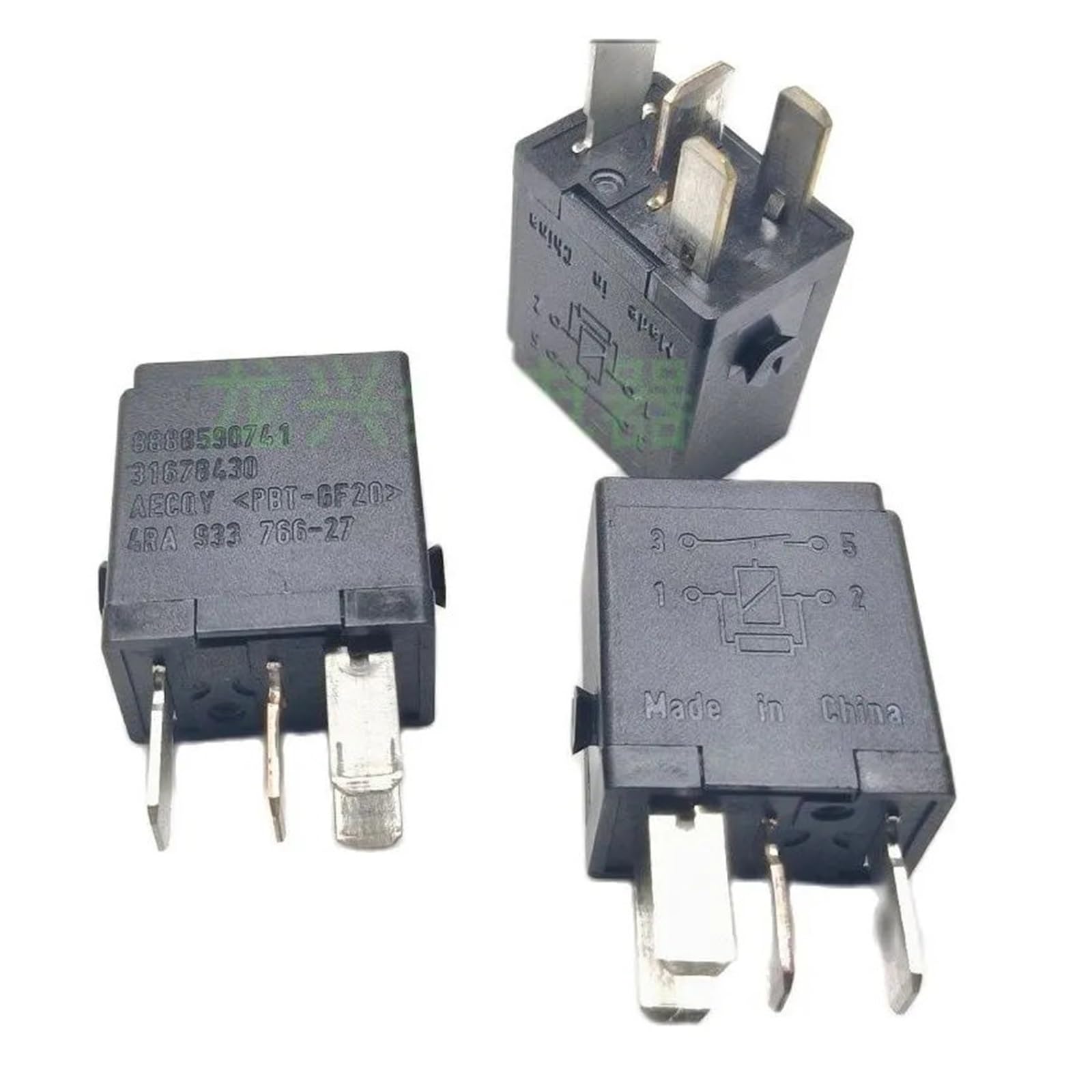 Relais 12VDC NISZA PBT-GF20 pour circuit électrique automobile fiable
