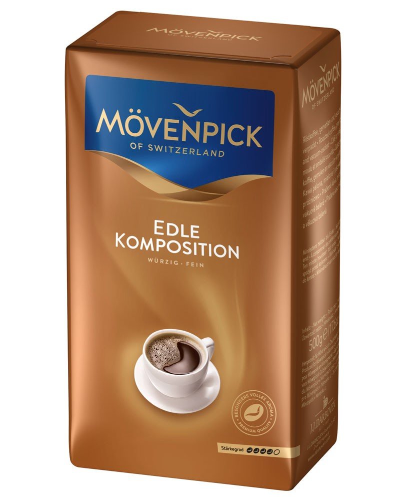 Mövenpick Edle Komposition 12 x 500 g gemahlen Sparpack