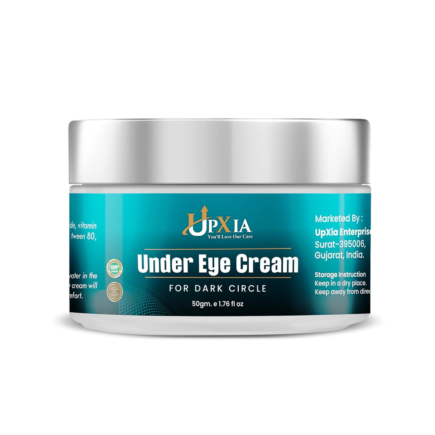 Natural EyeLift Under Eye Cream Gel for Dark Circles, Puffy Eyes